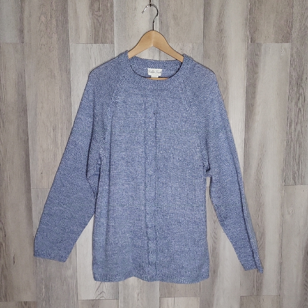 Golden Touch‎ Womens 2X Vintage Cable Knit Sweater Warm Casual Winter